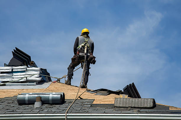 Professional Roof Installation technician working in Thayer, IA